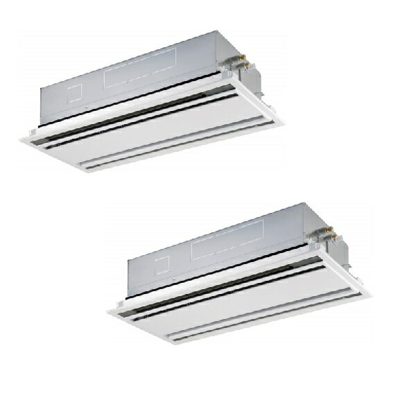 日本キヤリア/旧東芝 GWSB16014XU 業務用エアコン 天井カセット形 2方向吹出し スーパーパワーエコゴールド 同時ツイン P160 6馬力 三相200V ワイヤレス ♪∀