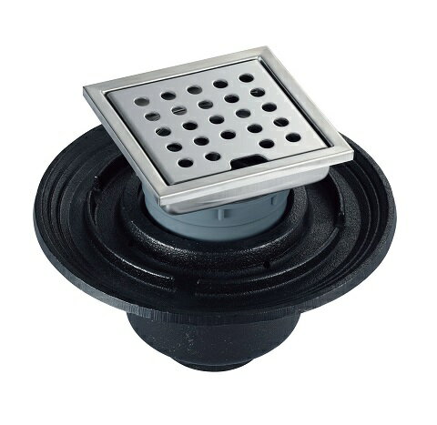 浴室排水ユニット INAX/LIXIL　PBF-TM4-15TB　トラップ付排水ユニット(目皿、施工枠付) 防水層タイプ ..