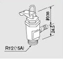 給湯器 部材 ノーリツ 【過圧逃がし弁SE1501ZZF7 0701565】 即出湯用部材
