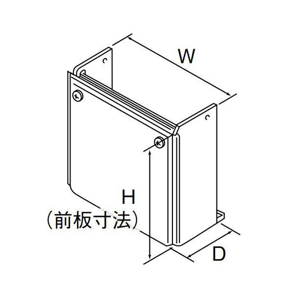 リンナイ 【WOP-L101(K)UW-650 23-3459】 配管カバー 602×250×225 ガス給湯器部材 [≦]