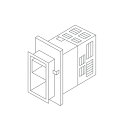 リンナイ 【68S W N300 20-5620】 ガスふろがま(BF式)専用給排気筒トップ 木枠専用(アングル式) 45〜130 300型 ガスふろがま部材 ...
