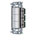 電設資材 パナソニック WNSS50422W SO-STYLE 埋込スイッチセット スイッチE 4路 スイッチC 3路×2 マットホワイト