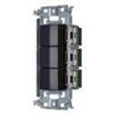 電設資材 パナソニック WNSS50422B SO-STYLE 埋込スイッチセット スイッチE 4路 スイッチC 3路×2 マットブラック