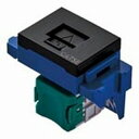 電設資材 パナソニック NR3160MB SO-STYLE ぐっとすシリーズ情報モジュラジャック CAT5E 埋込型 マットブラック