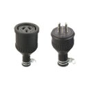 電設資材 パナソニック WA3320 防水ゴムコードコネクタ セット品 3P 20A 250V