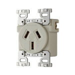 電設資材 パナソニック　WF1330WK(発注単位：5)　ミルキーホワイト 埋込コンセント 3P 30A 250V