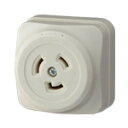 電設資材 パナソニック WK2520W(発注単位:5) ミルキーホワイト 引掛露出コンセント 接地2P 20A 250V