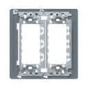 電設資材 パナソニック WN37082(発注単位:5) 絶縁取付枠 2連
