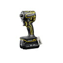 電設資材 パナソニック EZ1PD1J18D-Y 充電インパクトドライバー イエロー 18V 5.0Ah(LJタイプ) 電池セット(4)