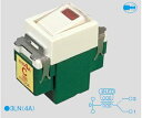 電設資材 パナソニック WN5242H(発注単位:10) 埋込パイロットスイッチC(3路)(ネーム付)(グレー) AC4A 300V用