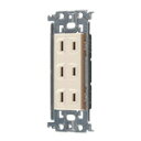 電設資材 パナソニック WTL13033F(発注単位:5) アドバンスシリーズ 埋込トリプルコンセント(金属枠付) ベージュ