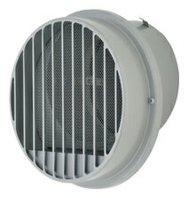 メルコエアテック　AT-150BWSMRK　ベントキャップ（ドレン皿内蔵タイプ・右吹き） 縦ギャラリ・網 防火ダンパー付 適用パイプ径150mm [$$]