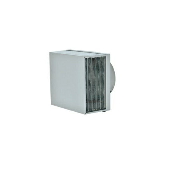 メルコエアテック　AT-100KMWS　角形耐外風フード (左右開口タイプ) 縦ギャラリ・網 外壁用 (ステンレ..