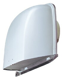 メルコエアテック　AT-100FNA4　深形フード(ワイド水切タイプ) 外壁用(アルミ製) 接続口サイズφ100 網 ..