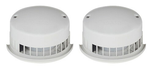 三菱 ロスナイ部材 P-100BN3 プラスチック製丸形防音用フード 2個入り