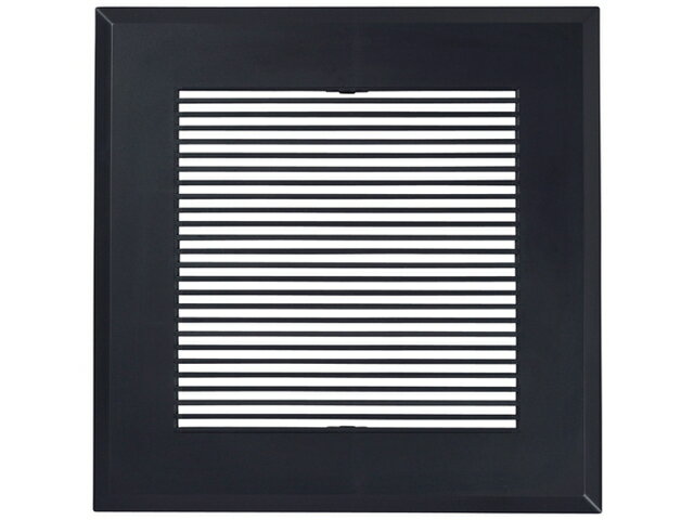 三菱 P-395GB2-CK ダクト用換気扇別売グリル インテリア格子タイプ マットブラック