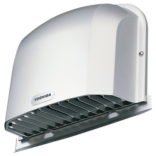 日本キヤリア/旧東芝 換気扇 システム部材/優良住宅部品 外壁用端末換気口(防火ダンパー付パイプフード) 【DV-202LDYB】 φ150用 ステンレス製(ガラリ付)