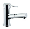 水栓金具 INAX/LIXIL LF-E345SYC 洗面器・手洗器用 吐水口引出式シングルレバー混合 eモダン エコハンドル 逆止弁付 一般地 排水栓なし [...