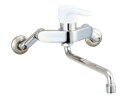 水栓金具 INAX/LIXIL SF-WL435SYN(170) キッチン用 壁付 ノルマーレS(エコハンドル) シングルレバー 吐水口長さ170mm 寒冷地 ...