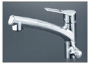 浄水器付シングルレバー式混合栓 KVK KM5061NSCCK キッチン 浄水器付シングルレバー式シャワー付混合栓