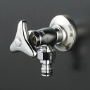 水栓金具 KVK K115SPZ 屋外ホース接続ニップル付水栓 寒冷地用