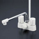 水栓金具 KVK KF2008G3 デッキ形2ハンドルシャワー