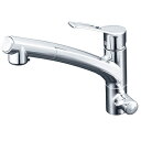 シングルレバー式混合栓 KVK KM5061NCK キッチン 浄水器専用シングルレバー式シャワー付混合栓