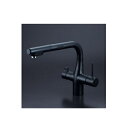 KVK KM6131DECM5 ビルトイン浄水器用シングルシャワー付混合栓(センサー) 電池タイプ マットブラック 浄水カートリッジセット別売