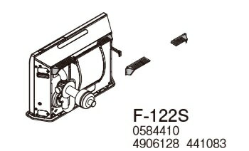 コロナ 石油暖房機部材 F-122S アグレシオ専用別売部材 背面カバーS [■【本体同時購入のみ】]