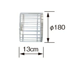コロナ 石油暖房機部材 F-63S 給排気筒用保護ガード 薄形給排気筒専用 [■【本体同時購入のみ】]