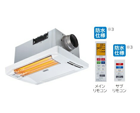 日立 浴室換気暖房乾燥機　HBK-1250ST　天井埋込タイプ 100V [■]