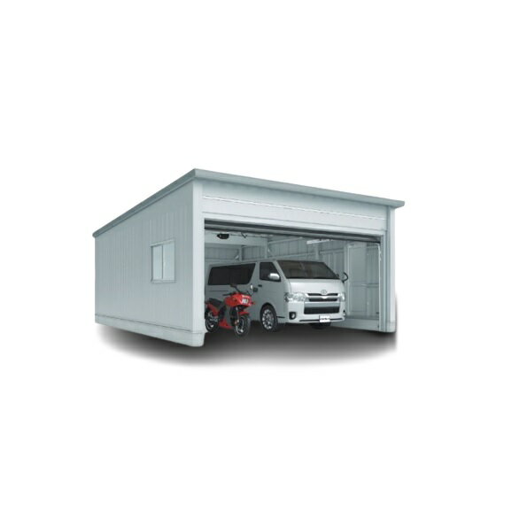 イナバガレージ 『※九州限定※ WG-D5476MU』 多雪型 TAFRAGE タフレージ オーバースライド 2台収納タイプ ♪(4)