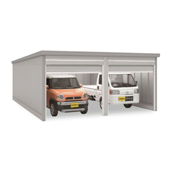 イナバガレージ 『※関東限定※ GRN-2662JL-2 一般型』 ガレーディア ジャンボ 2台収納タイプ ♪(4)