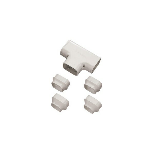 因幡電工 ST-77-I 配管化粧カバー(一般用) T型ジョイント 分岐用 アイボリー