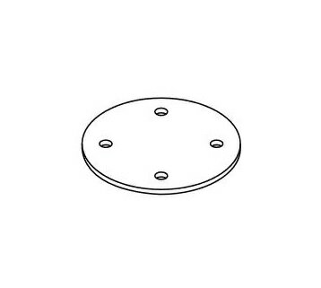 INAX/LIXIL KF-D23 固定金具 はさみ込みプレート パーティション用 (樹脂被覆タイプ・ステンレスタイプ..