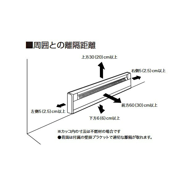 インターセントラル EHC-4000 ベースボードヒーター 自然対流式ヒーター 中〜高容...