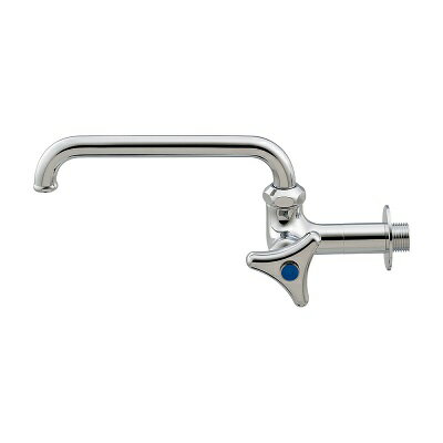 水栓金具 カクダイ　707-617-13　胴長横形自在水栓 [□]