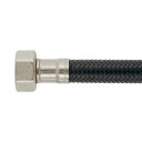 水栓金具 カクダイ 798-32-1330 ブレードフレキ マットブラック 300mm