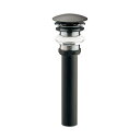 水栓金具 カクダイ 432-430-32 排水金具ユニット(化粧キャップつき) ブラック
