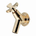 水栓金具 カクダイ 701-216-13 ガーデン用水栓 アンティークゴールド (旧品番701-215-13)
