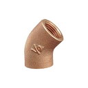 水栓金具 カクダイ 6466-30 砲金45°エルボ