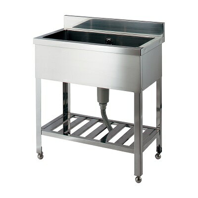 カクダイ 457-102-60 水栓金具 ステンレスシンク 1槽式 奥行600 幅600 受注生産品[§♪]