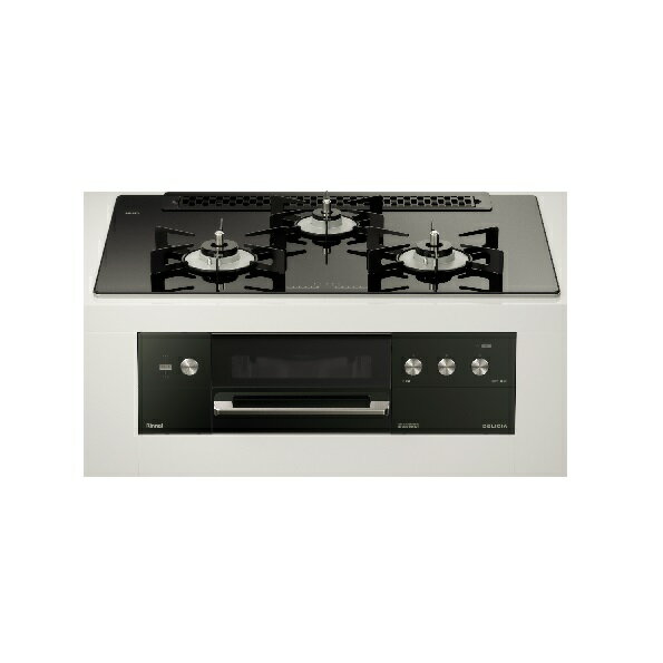 リンナイ【RHS71W30E11RABW プロパン】ビルトインコンロ 幅75cm DELICIA 強火力(左・右) 3V乾電池タイプ(操作部 シンプルタイプ) ナイトブラック ♪