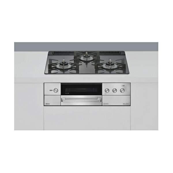 リンナイ RHS31W38M15RCSTW ビルトインコンロ 幅60cm DELICIA(デリシア) 強火力(左・右) ツイードシルバー ザ・ココット付属 ♪