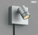 コイズミ照明 AU92271 アウトドアライト LED一体型 非調光 電球色 中角 防雨型 コネクタ付 サテンシルバー