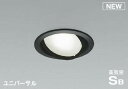 コイズミ照明 AD1207B50 ダウンライト 埋込穴φ100 非調光 LEDランプ 昼白色 高気密SB ユニバーサル ブラック
