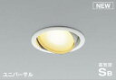 コイズミ照明 AD1209W27 ダウンライト 埋込穴φ100 調光 調光器別売 LEDランプ 電球色 高気密SB ユニバーサル ファインホワイト