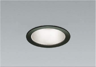 コイズミ照明 AD43360L M形ダウンライト ON-OFFタイプ 白熱球100W相当 LED一体型 白色 防雨型 埋込穴φ100 ブラック 拡散