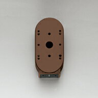 オーデリック　OA253380　屋外用センサ ベース型 明暗センサ 壁面取付専用 防雨型 鉄錆色