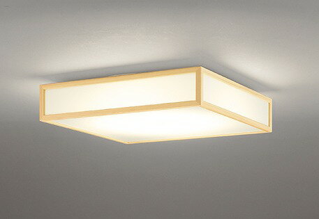 オーデリック OL291099R シーリングライト 6畳 調光 調色 リモコン付属 和風 LED一体型 電球色～昼光色 檜